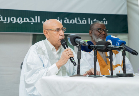 مصادر من رئاسة الجمهورية غزواني يعتزم عقد مؤتمر صحفي في الأسبوع المقبل